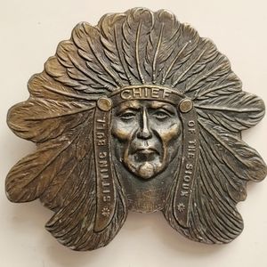 Belt Buckle -Sitting Bull Chief Sioux